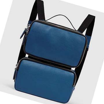 Men's Ecco CERAMIC BENTO Handbag Blue | SG 730AHK